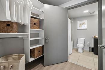 Custom-built closet systems*